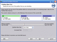 Extend Partition Professional Edition screenshot